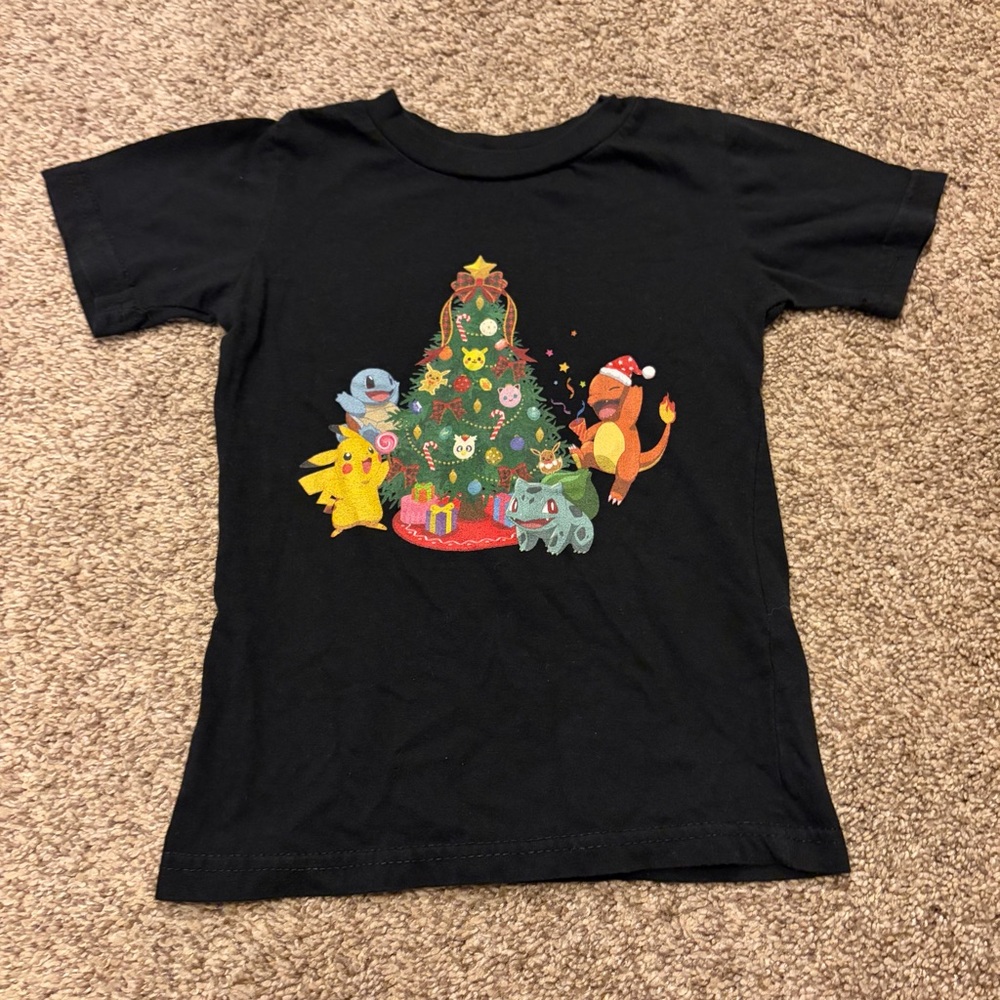 Pokemon Kids Christmas T-Shirt